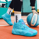 Professional Boys Basketball Training Shoes Outdoor Sport Shoe Couples Wearable Basketball Boots Men Women High Top Sneakers 45