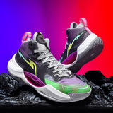 QQ-A25 High Quality Mens Basketball Sneakers UltraLight Training Sports Shoes Breathable Cushion High-top Basketball Shoes 36-46