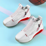 NEW Men Shoes Casual Sneakers High Top Air Basketball Tennis  Male Student Teens Light Net Breathable Running Travel Large Size