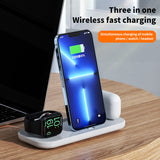 The New Three-In-One Wireless Charger Is Suitable For Apple Mobile Phone Headset Watch Charging Plug Charging Seat Source