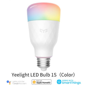[ English Version ] Yeelight Smart LED Bulb 1s Colorful 800 Lumens 9W E27 Lemon Smart Lamp For smart Home App White/RGB Option