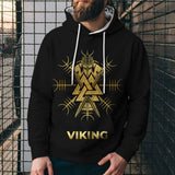 3D Digital Viking Printed Hoodies