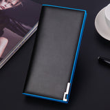 Fashion Contrast Glossy Long Wallets