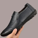 New Casual Breathable Soft Leather Shoes
