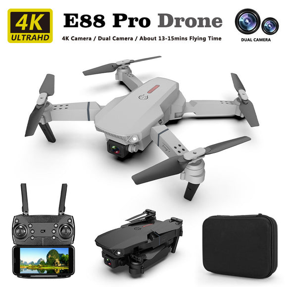 E88 Drone HD Camera Quadcopter Long Range Air Pressure Fixed Height Children's Remote Control Aircraft Drone