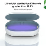 UV Light Phone Sterilizer Box 15W Mobile Phone Wireless Charging Cleaner Sterilizer Multi-function Ultraviolet Disinfection Box