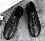 Men's Casual Fashion Breathable Leather Shoes