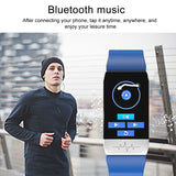 T1 Smart Watch Band With Temperature Immune Measure ECG Heart Rate Blood Pressure Monitor Weather Forecast Drinking Remind