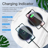 10W Qi Wireless Charger For iPhone X/XS Max XR 8 Plus Mirror Wireless Charging Pad For Samsung S9 S10+ Note 9 8