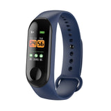 M3 Plus Color IPS Screen Smart Sport Fitness Bracelet IP68 Waterproof Blood Pressure Oxygen Activity Tracker For Men Women