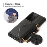 For Samsung S22ultra Mobile Phone Shell Diagonal S20FE Card Leather Case Note20 Multifunctional Protective Cover