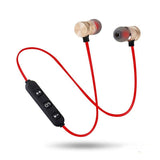 Wireless earphones Neckband Magnetic Sports 5.0 Bluetooth Earphone Stereo Earbuds Music Metal Headphones With Mic For All Phones