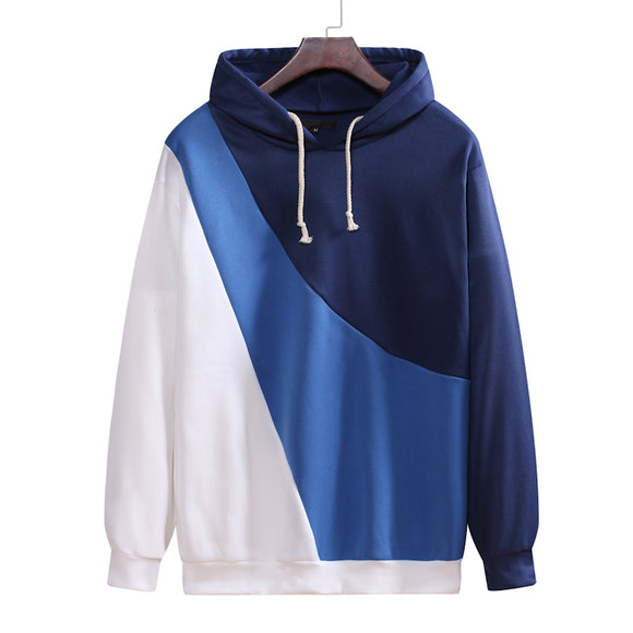 Loose Stitching Hooded Pullovers