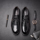 Men's Suede Leather Business Shoes