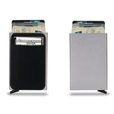Anti-theft Brushed Metal Wallets