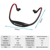 Bluetooth rear-mounted sports earphones Wireless dynamic stereo MP3 earphones