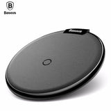 Baseus Qi Wireless Charger Pad For iPhone 8 X Samsung Note 8 Fast Charging Mobile Phone Desktop Wireless Charging
