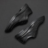 Trendy British Pointed Leather Shoes
