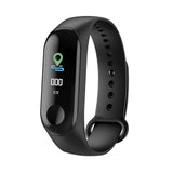 M3 Plus Color IPS Screen Smart Sport Fitness Bracelet IP68 Waterproof Blood Pressure Oxygen Activity Tracker For Men Women