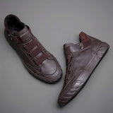 High Top Leather Shoes