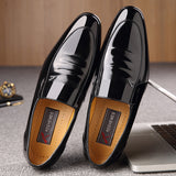 Micro Reehemes Patent Leather Shoes