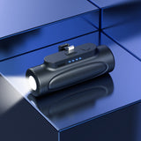 New creative power bank flashlight outdoor LED mini capsule portable fast charge 5000mAh power bank