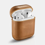 Leather Case For Apple Airpods Airpod Earphone Accessories Dust-proof Retro Protective Cover Bluetooth Headphone Case Waterproof