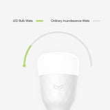 [ English Version ] Yeelight Smart LED Bulb 1s Colorful 800 Lumens 9W E27 Lemon Smart Lamp For smart Home App White/RGB Option