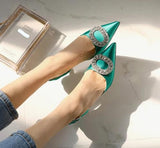 Stiletto pointed shallow mouth sandals