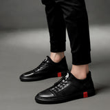 Men's Top Layer Leather Sneakers