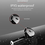 X10 V5.0 Bluetooth Auto Pairing Stereo Bass Earphone Wireless   Touch Earbuds Headset Portable Strap Charge Case