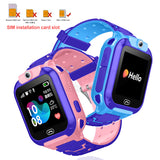 2019 New Waterproof Q12 Smart Watch Multifunction Children Digital Wristwatch Baby Watch Phone For IOS Android Kids Toy Gift
