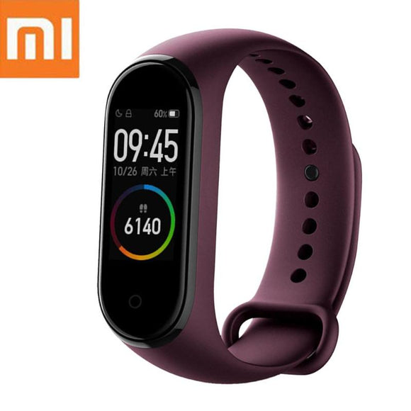 Chinese Version Xiaomi Mi Band 4 5ATM Heart Rate Smart Wristband (Wine Red)