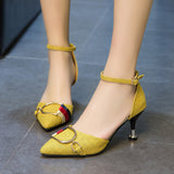 Pointed toe flat sandals