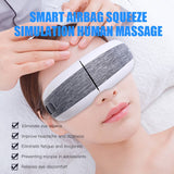 Charging Bluetooth Music Massager Hot Pack Eye Massager Electric  Anti-wrinkle Fatigue Breathable Cloth Massager Healthy Care