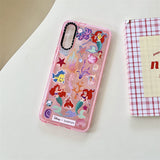 Cartoon princess beautiful girl suitable for Samsung s22ultra mobile phone cover anti-fall s20 protective sleeve s22 soft case