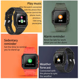 COLMI P10 Smart Watch Men Full Touch Heart Rate Monitor IP67 Waterproof Fitness Tracker Neo Smartwatch for Xiaomi iOS Phone