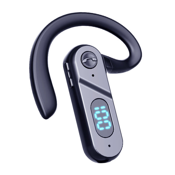V28 Bluetooth Headset New Bone Conduction Concept Without Ear-Hook Digital Display Power Single-Ear Voice Control
