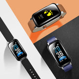 T89 TWS Wireless Bluetooth 5.0 Earphones Dual Stereo Headphone Heart Rate Monitor Sport Watch Headphone For IOS Android Phone