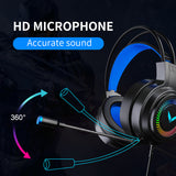 Computer Headset 7.1 Channel Wired Headset G58 Head-Mounted Game With Microphone Headset