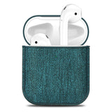 Fabric Canvas Cloth Case For Airpods Ultra Thin 360 Full Protection Bluetooth Earphone Case For Airpods 2 Accessories Cover Capa