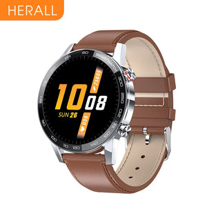 HERALL 2020 ECG Smart Watch For Men IP68 Waterproof Smartwatch Blood Pressure Monitor For Android Apple Xiaomi