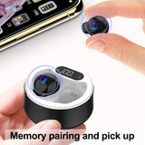 x26 Ultra Small Mini Hidden Wireless Bluetooth 5.0 Earphone Touch Control Portable Charging Case Earbuds TWS Sport Headset