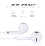 Stereo Earphone in line control with mic Headset 3.5mm In Ear Earbuds For iPhone