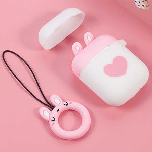 Cute Cartoon Cat Claw Earphone Case Silicone Protective Cover For Airpad i10 TWS Shockproof Earphones Protector Case With Ring