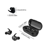 TWS Bluetooth 5.0 Wireless Stereo Earphones Earbuds In-ear Noise Reduction Waterproof Headphone Headset With Charging Case
