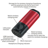 portable charger qi Wireless Charging For Apple Watch Power bank Wireless Charger 5200mah 3 in 1 headphone qi fast charging