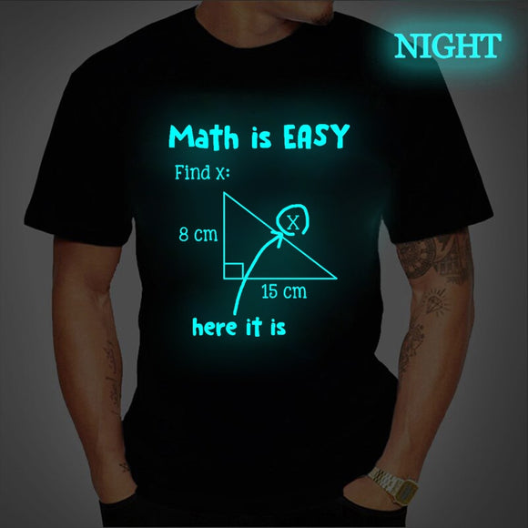Math Is Easy Luminous T-Shirts