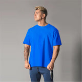 Solid Color Gym Clothing T-Shirts