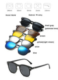 Magnetic clip Sunglasses
